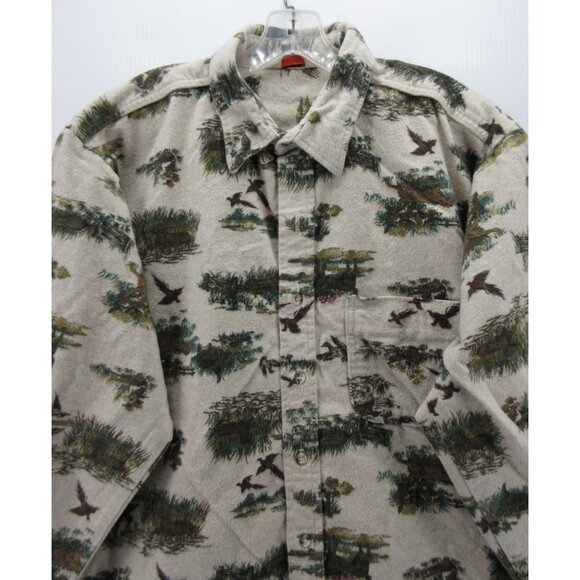 VINTAGE RedHead Shirt XXL Flannel Button Down Duck Hunting 80s 90s - Picture 2 of 11